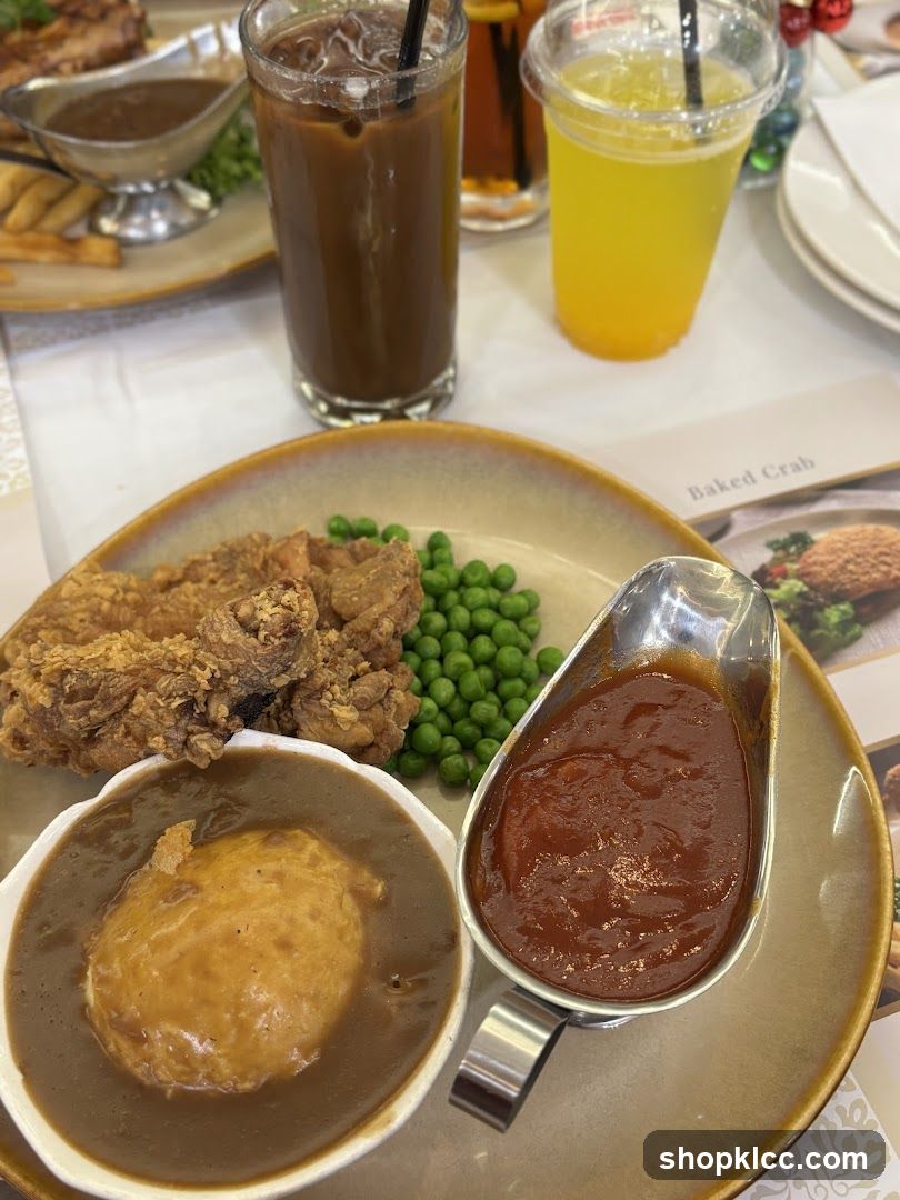 Fried Chicken Meal with Drinks