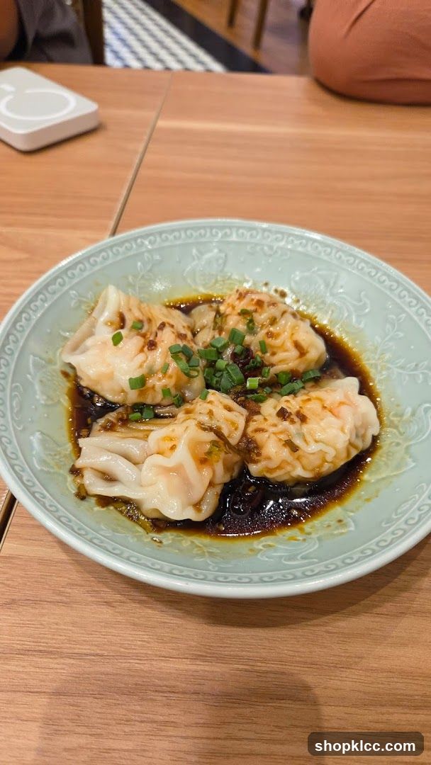 Wontons in Chili Oil