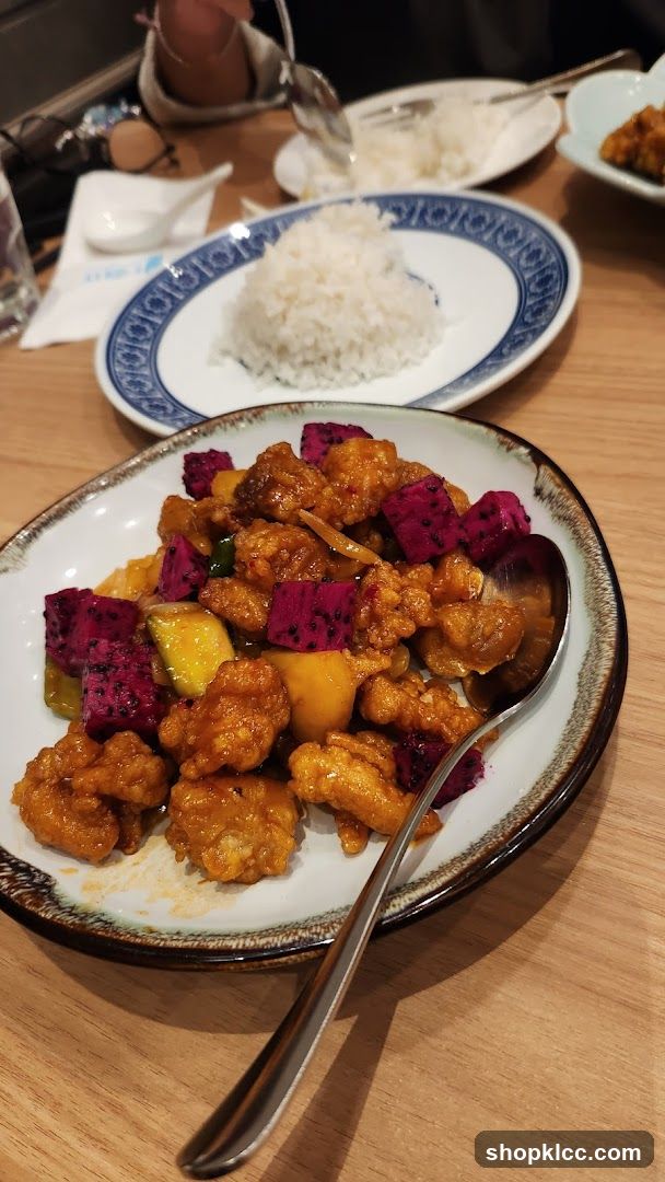 Sweet and Sour Dish with Dragon Fruit