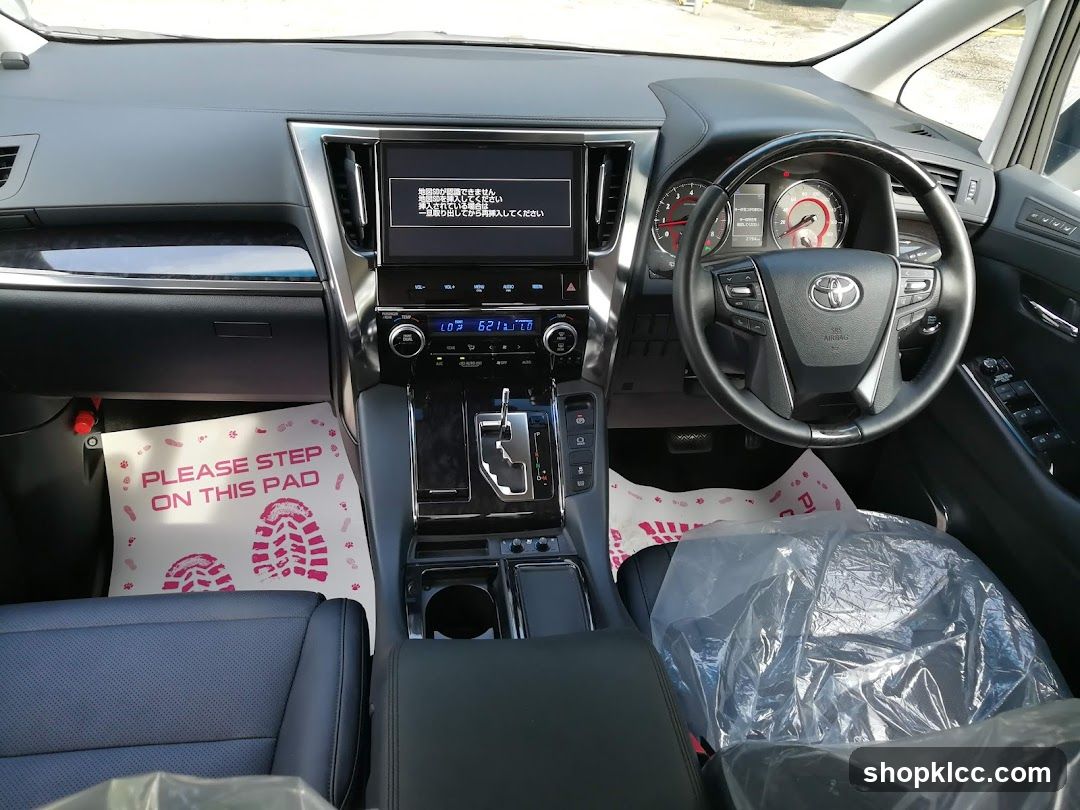 Toyota Interior Dashboard View