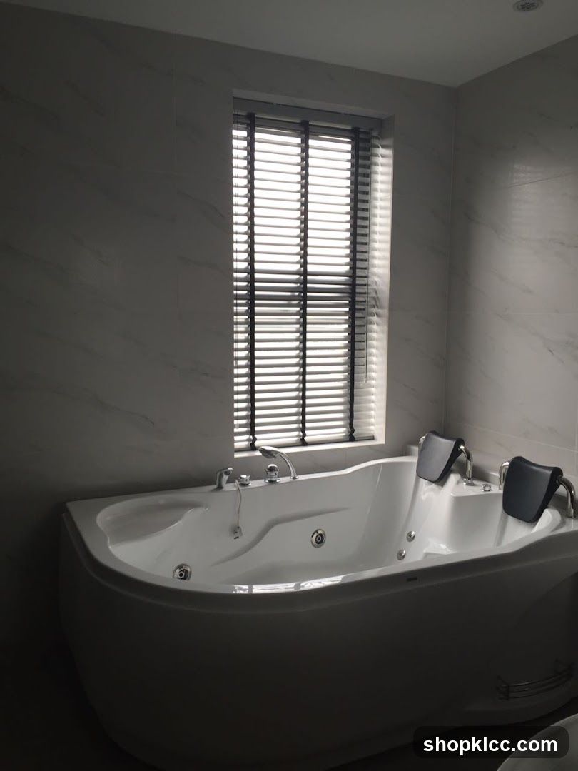 Bathroom Interior with Jacuzzi Tub