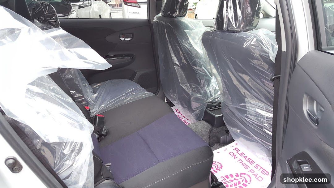 Car Interior with Protective Covering
