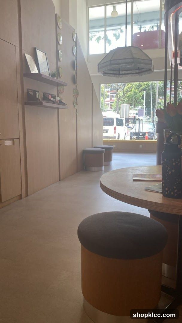 Interior of a modern cafe or shop