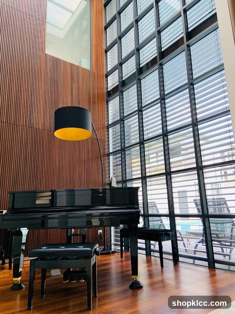 Modern Interior with Piano