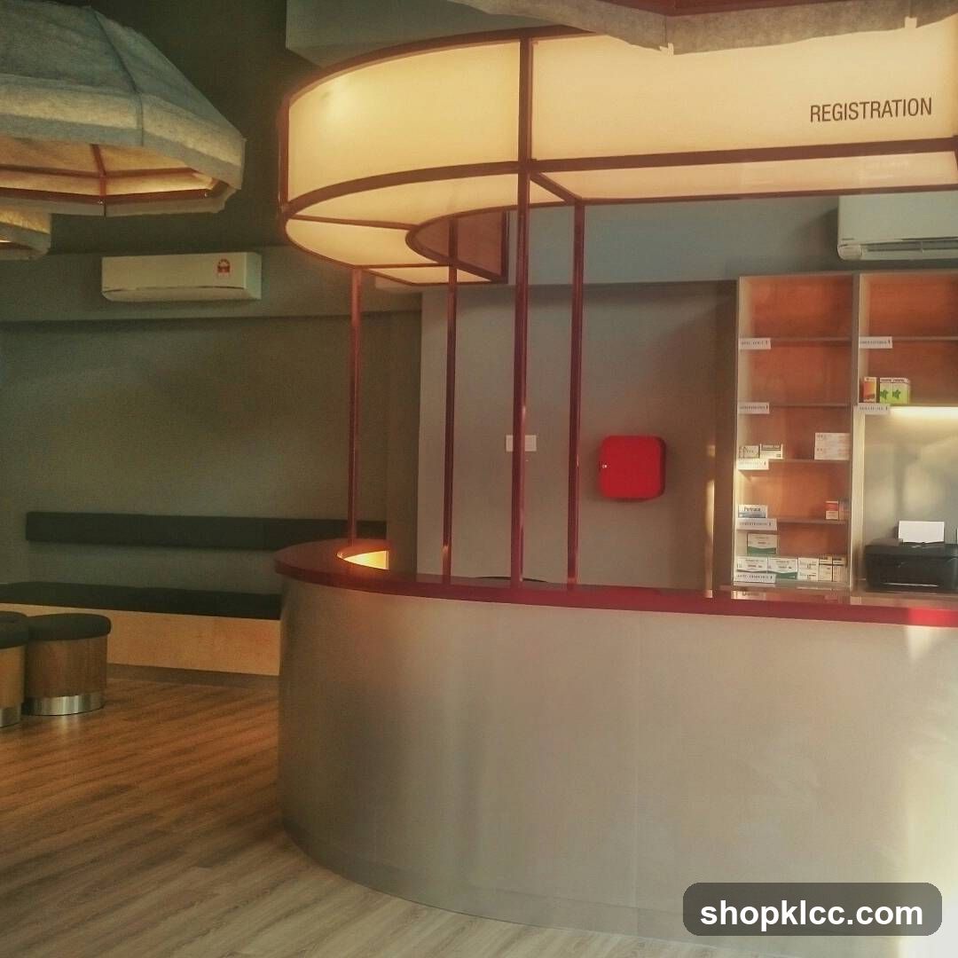 Registration Desk Interior