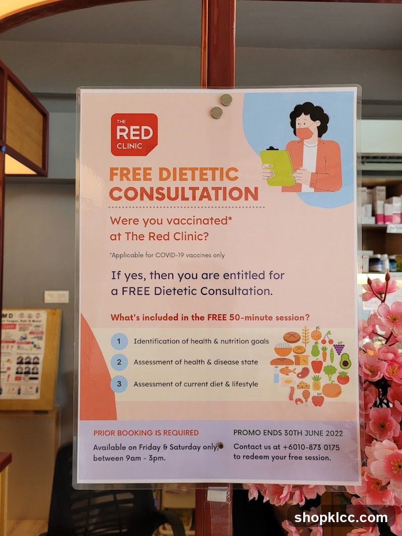 Free Dietetic Consultation Sign