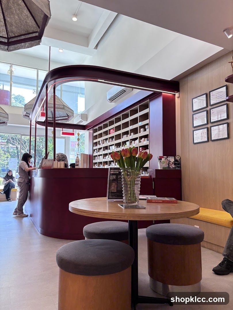 Interior of a modern cafe or shop