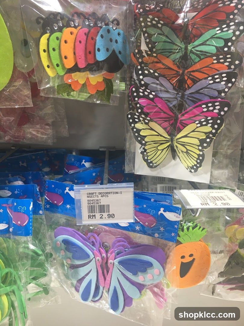 Craft Supplies Display