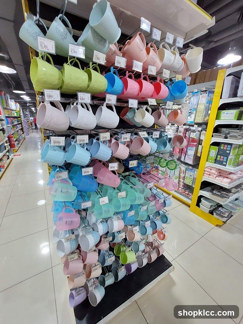 Mug Display in Store