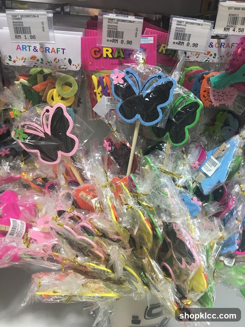 Art & Craft Supplies Display