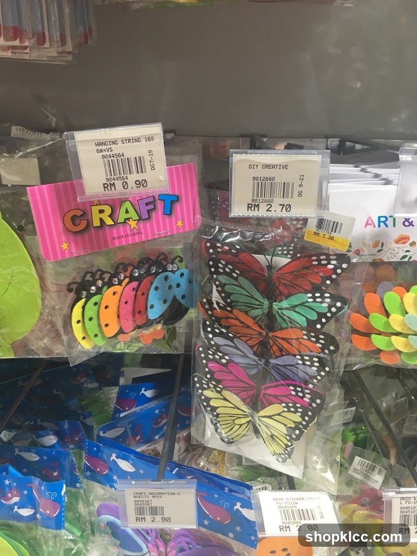 Craft Supplies Display