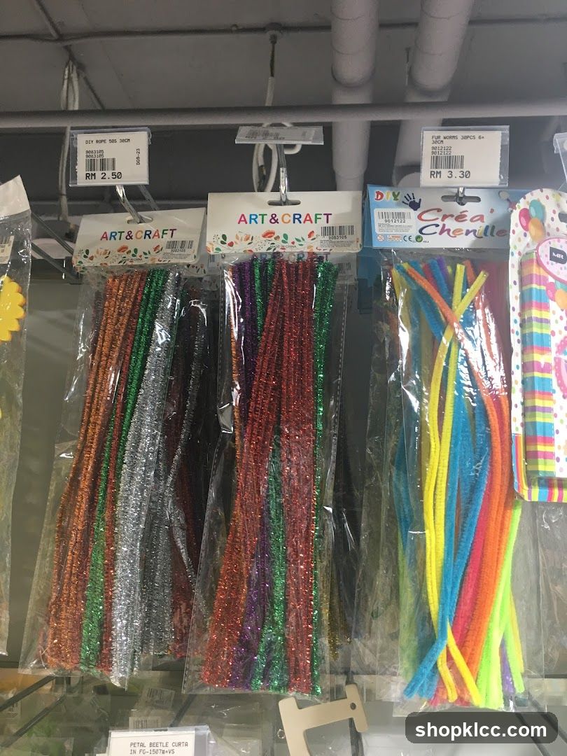 Craft Supplies Display