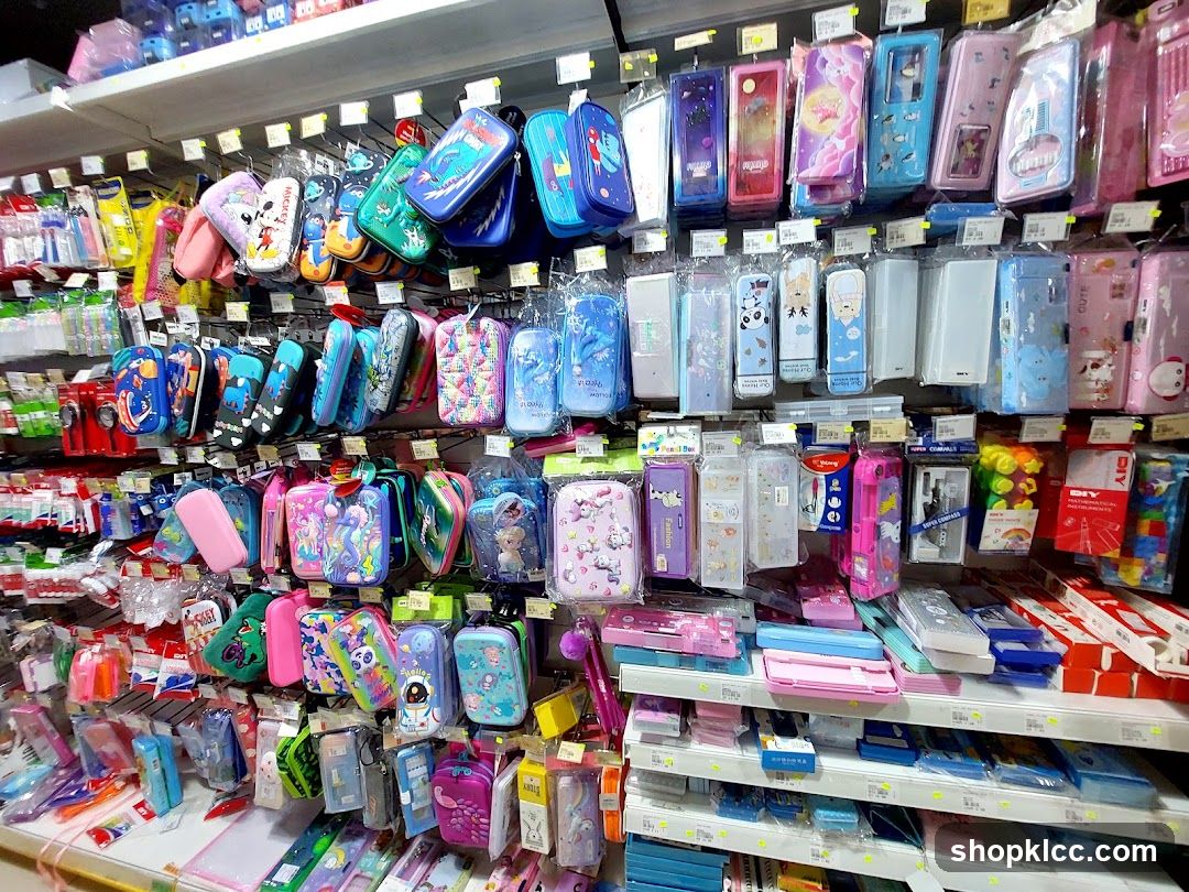Stationery and School Supplies Display