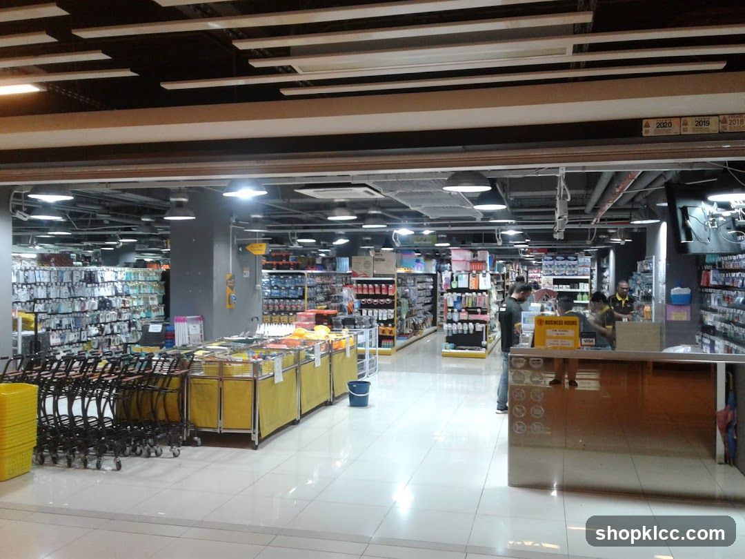 Interior of a retail store