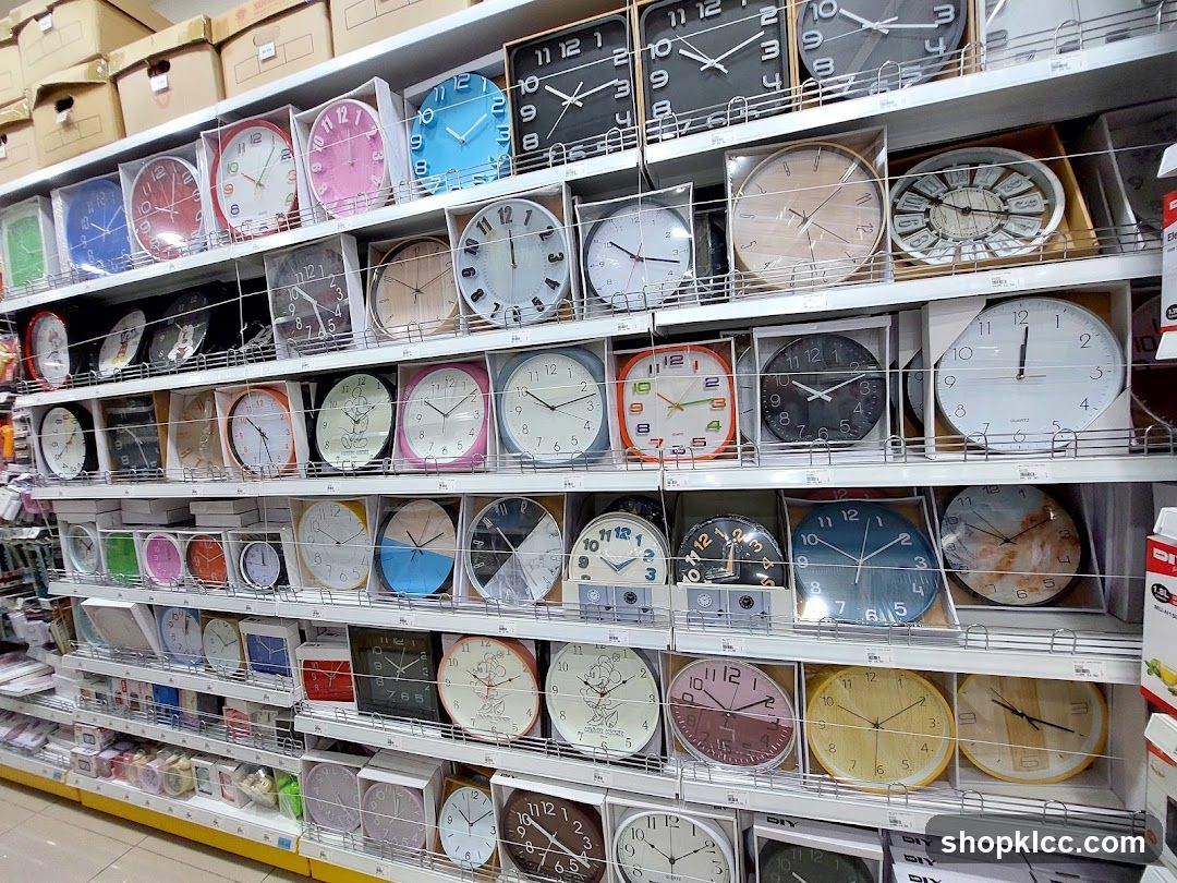 Wall Clock Display Shelf