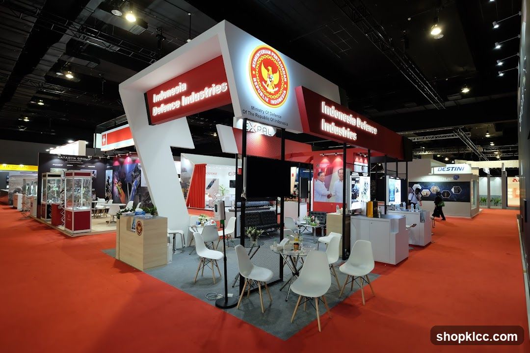 Indonesia Defence Industries Exhibition Booth