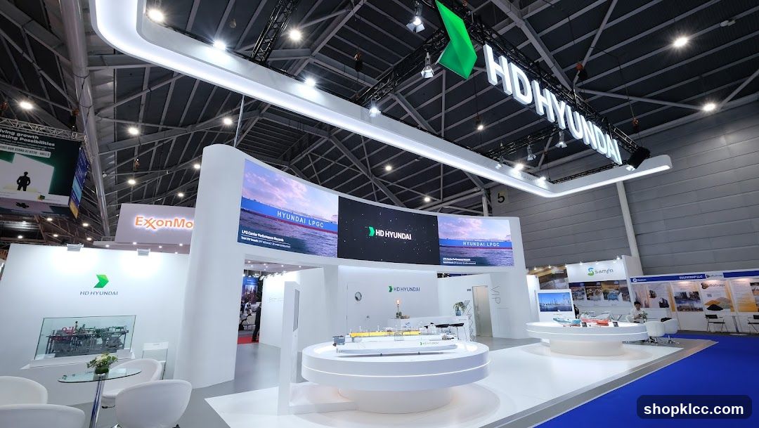HD Hyundai Exhibition Booth