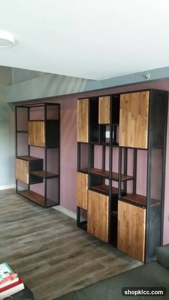 Modern Shelving Unit Interior