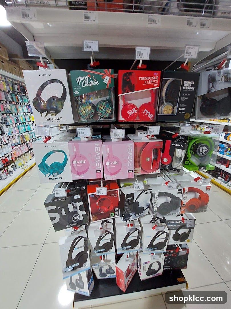 Headset Display in Store
