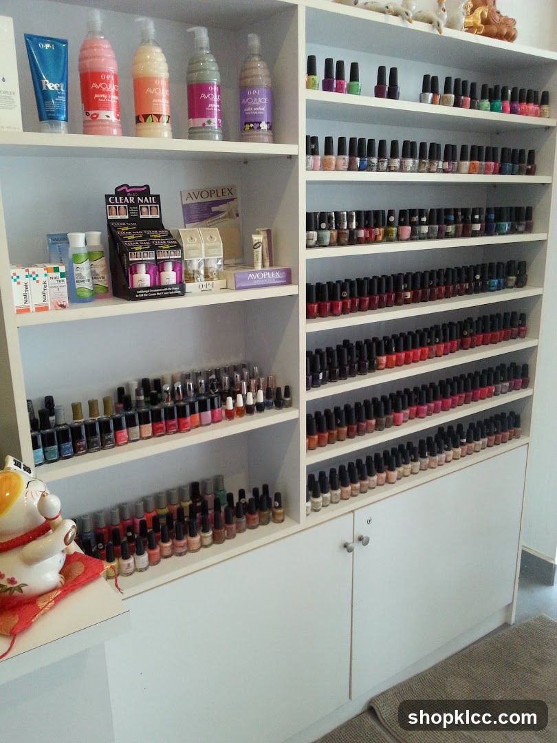 Nail Salon Interior Display