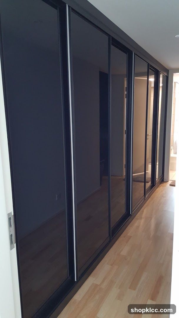 Modern Interior with Sliding Glass Doors