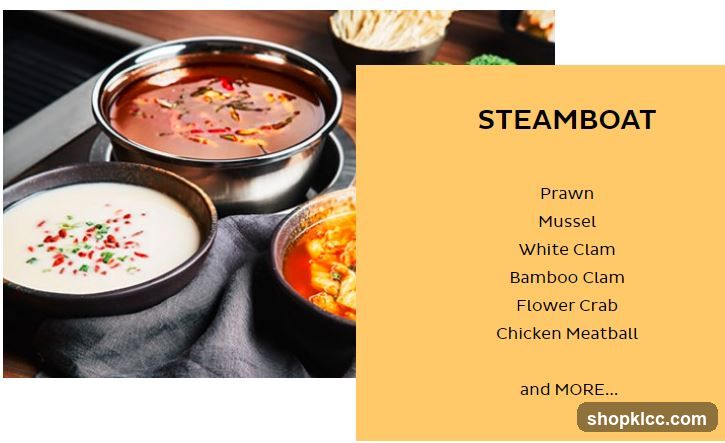 Steamboat Menu