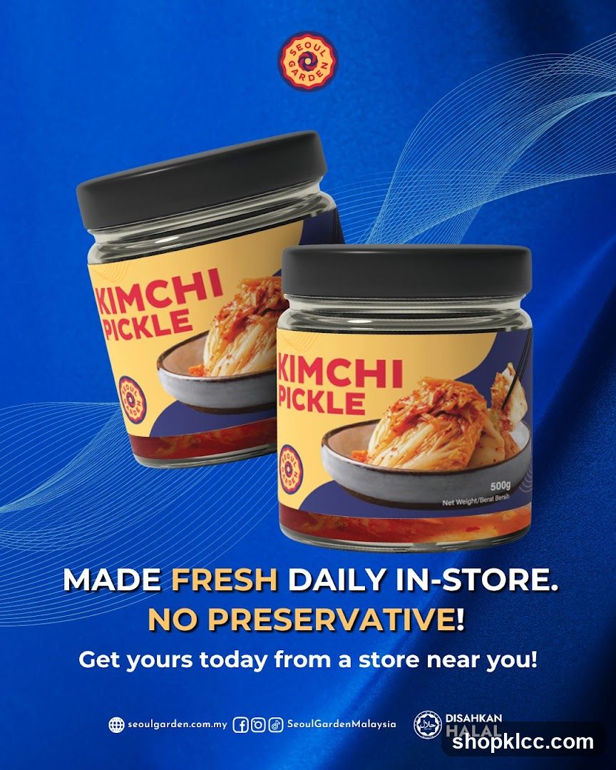 Seoul Garden Kimchi Pickle Advertisement