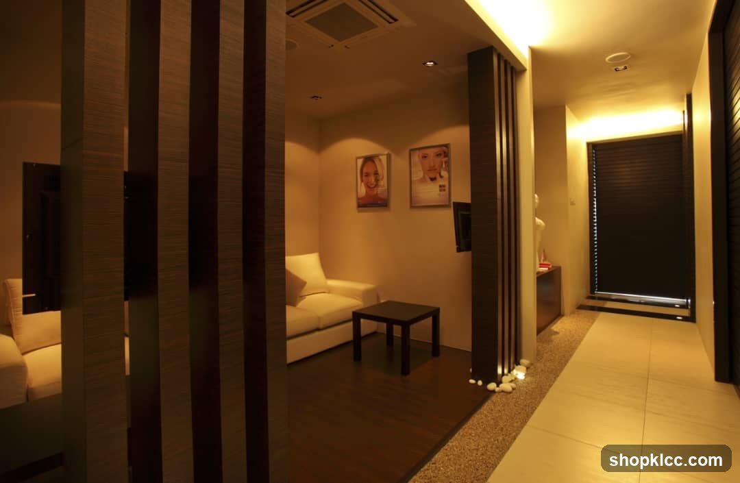 Interior of a spa or wellness center