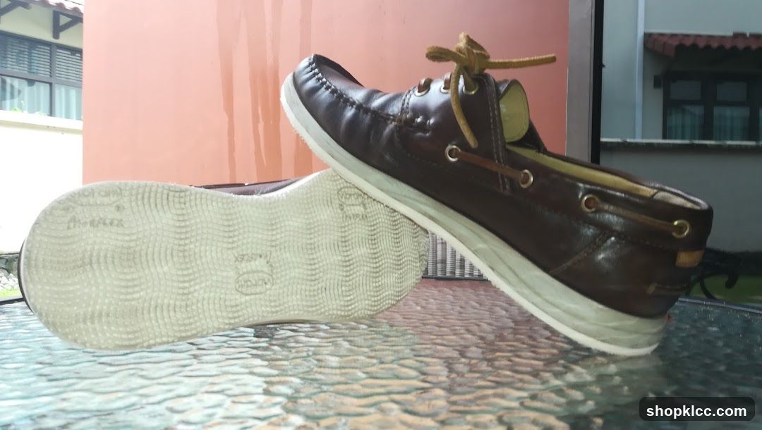 Brown Boat Shoe Display
