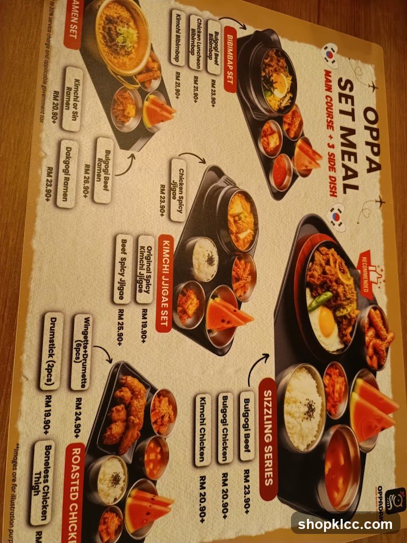 OPPA SET MEAL