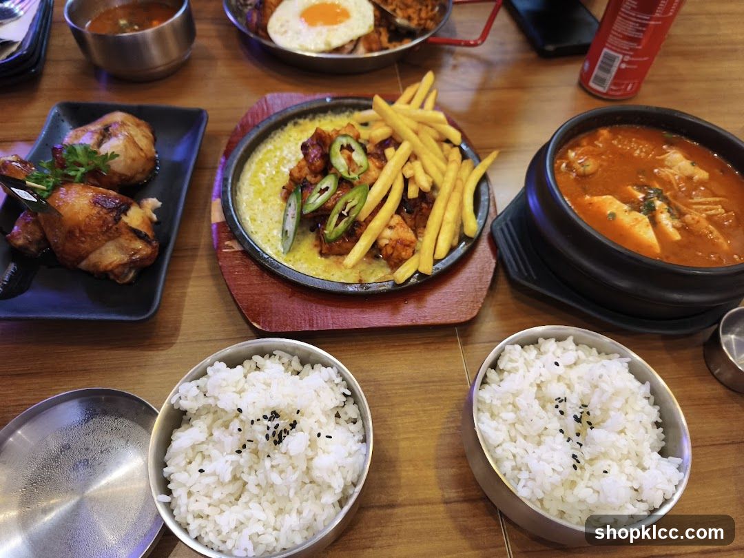 Korean Food Spread