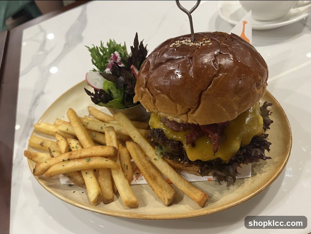 Burger and Fries