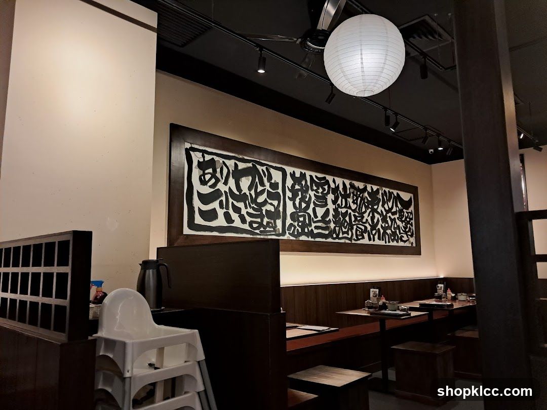 Restaurant Interior with Artwork