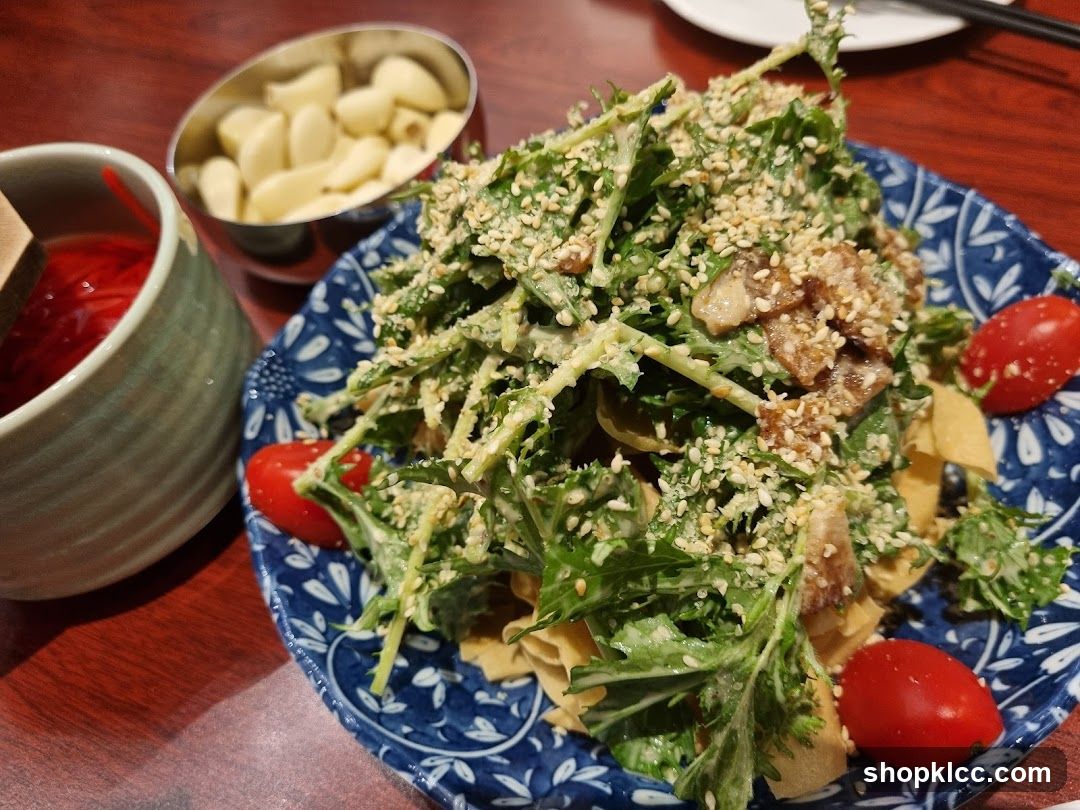 Salad with Sesame Dressing