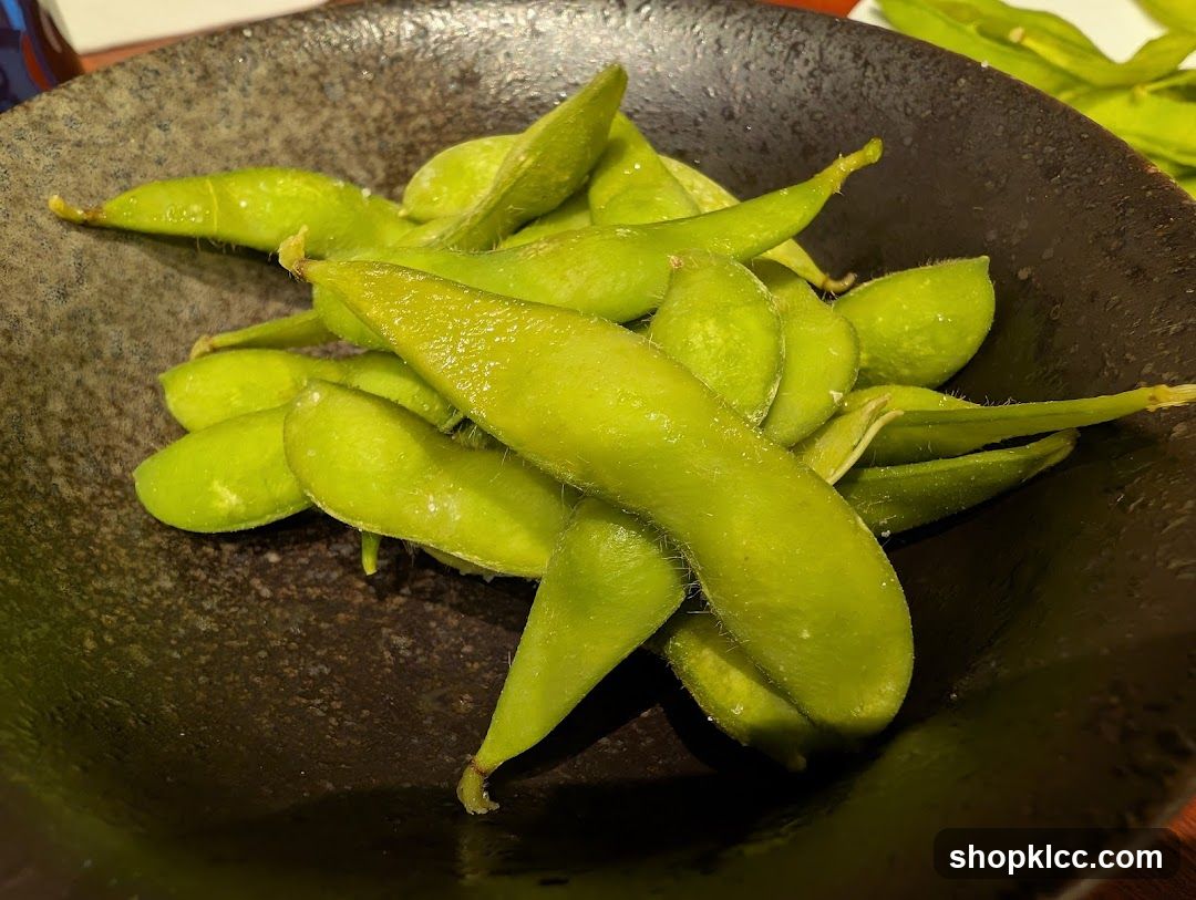 Edamame in a Bowl
