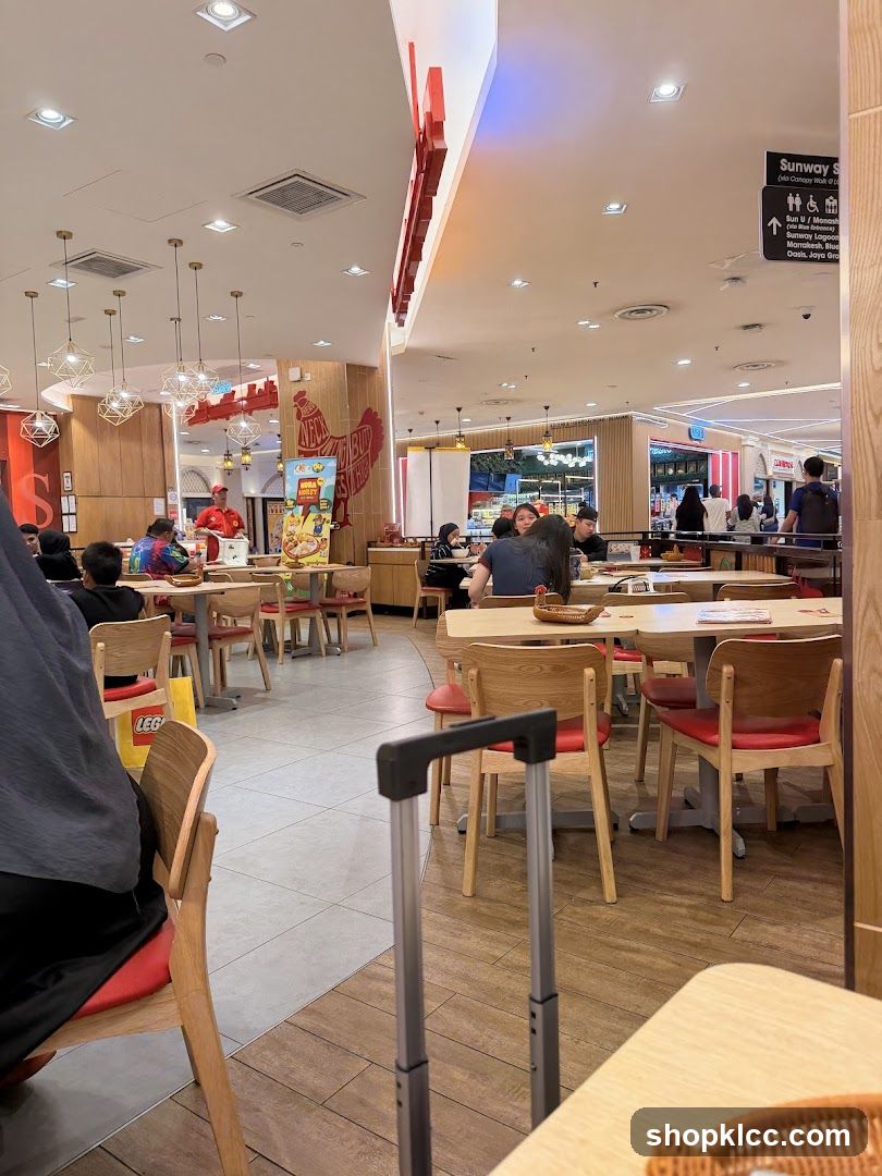 Restaurant Interior with Diners