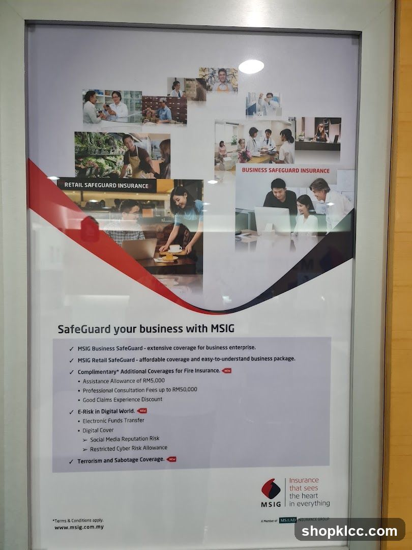 MSIG Business Insurance Advertisement
