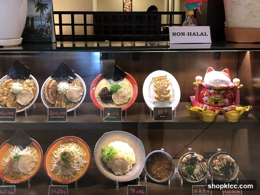 Ramen and Gyoza Display