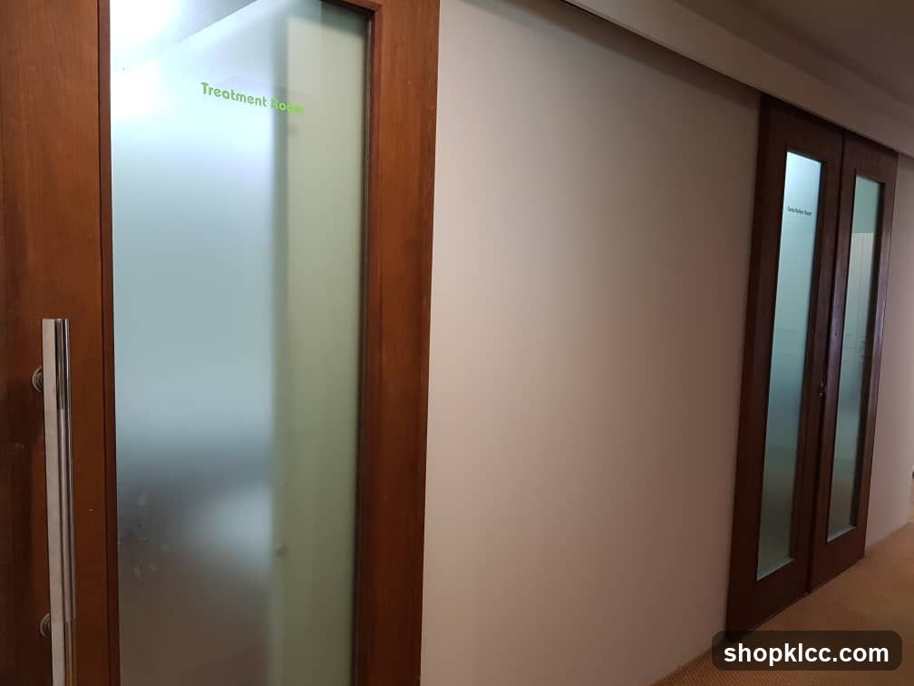 Interior hallway with doors