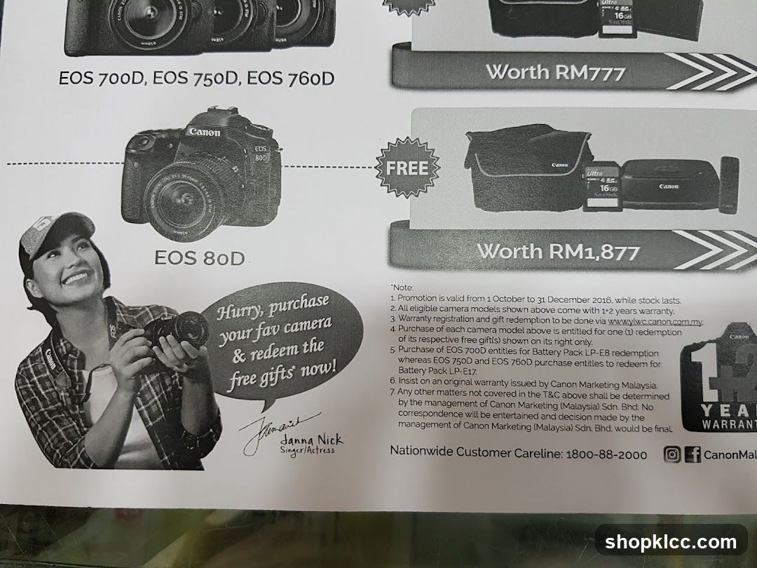 Canon Camera Promotion