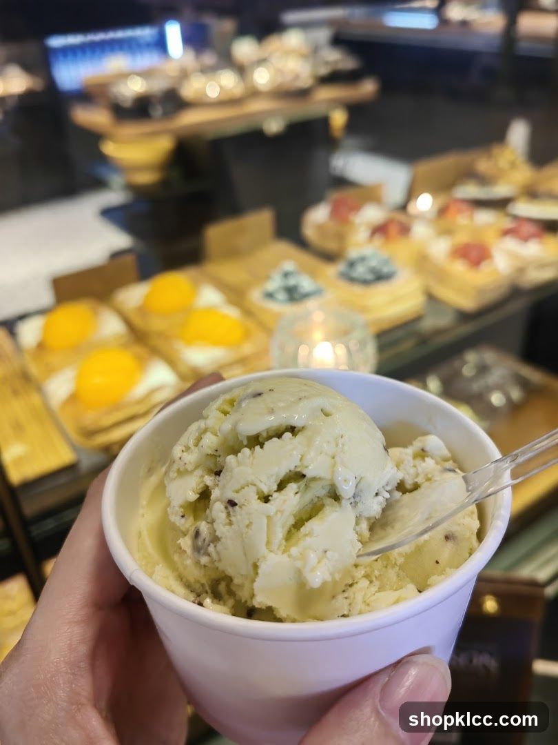 Ice Cream and Pastries Display
