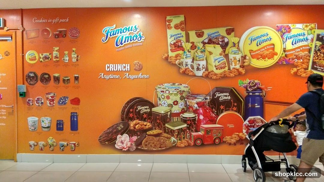 Famous Amos Cookies Display