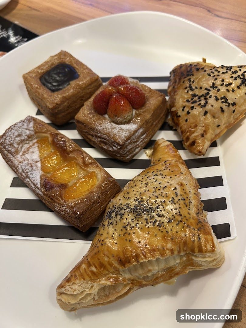 Assorted Pastries on a Plate