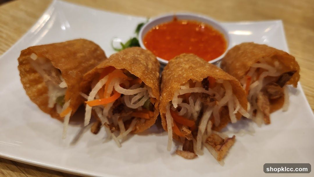 Fried Spring Rolls with Dipping Sauce