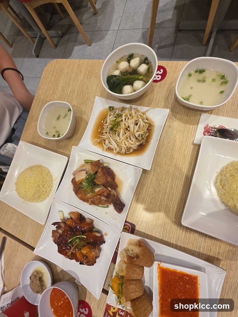 Hainanese Chicken Rice Meal