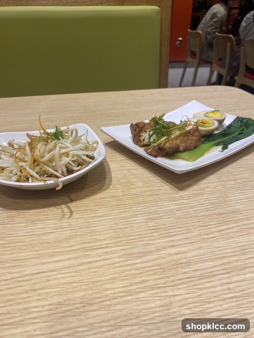 Food on a table