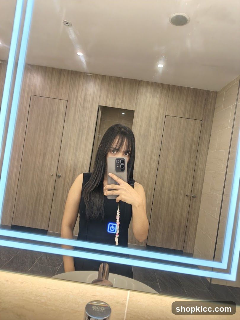 Woman Taking a Mirror Selfie
