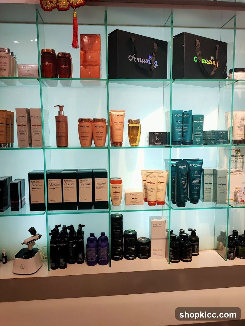 Hair Products Display