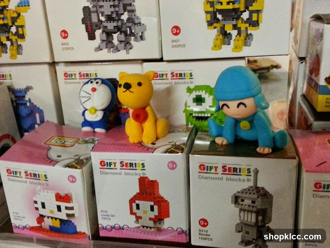 Diamond Blocks Toy Display