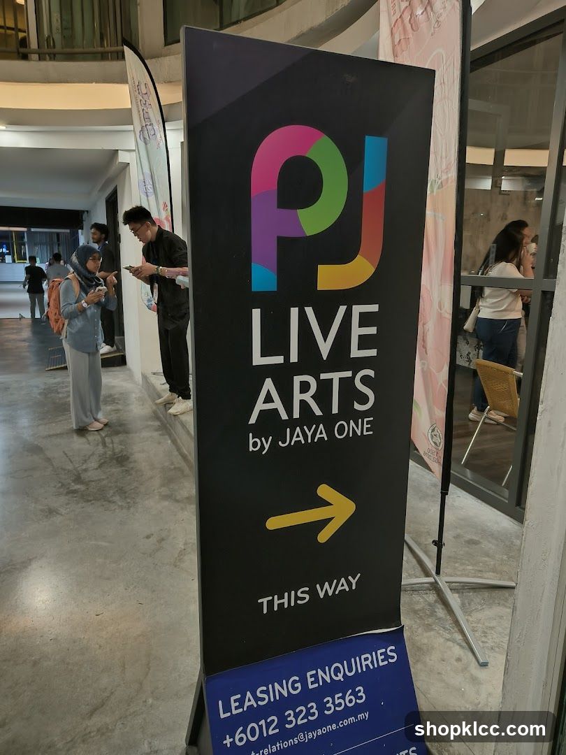 PJ Live Arts by Jaya One Signage